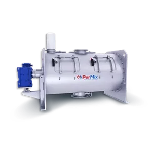 PerMix Plow Mixer with high-intensity mixing blades for rapid and homogeneous powder blending
