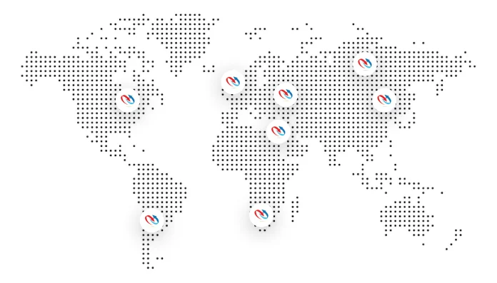 PerMix Global Offices Map